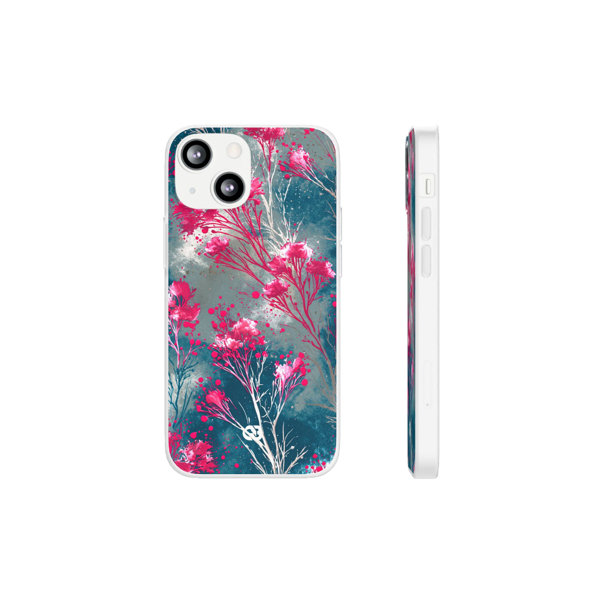Cyber Blossom · Lite Phone Case for iPhone ·  Teal