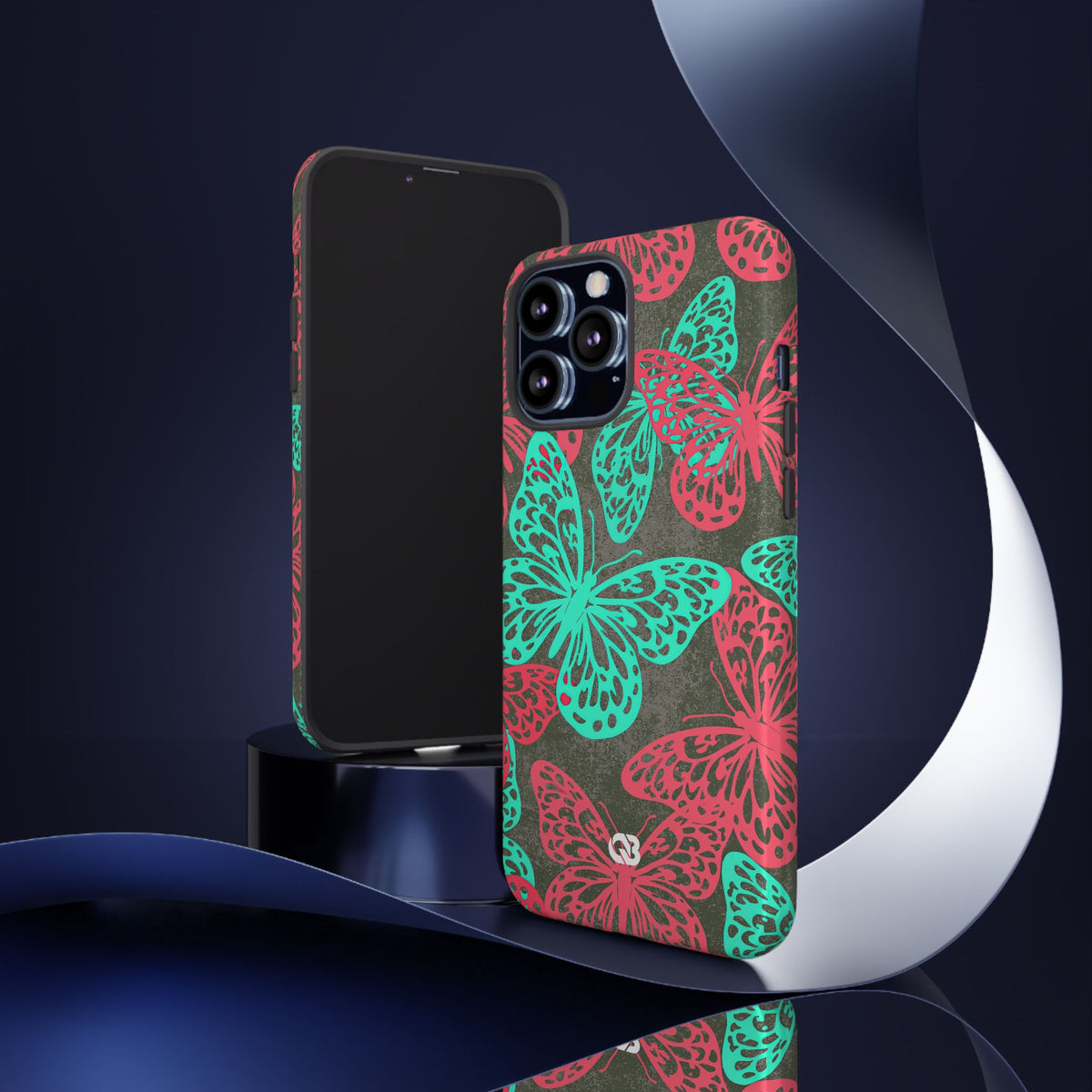 Electric Papillon · Tough Phone Case for iPhone · Pink