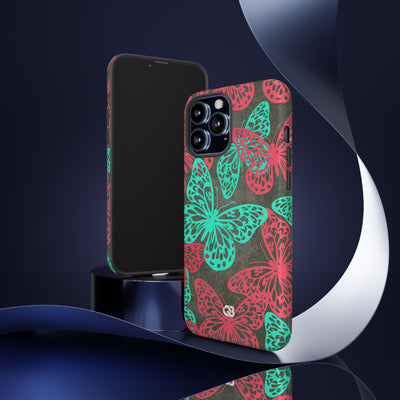 Electric Papillon · Tough Phone Case for iPhone · Pink