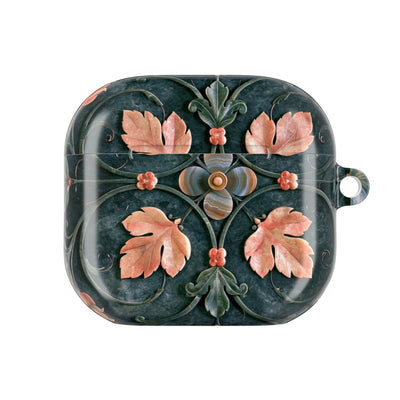 Florentine Rose Arabesque · Hard Case for AirPods & AirPods Pro · Green