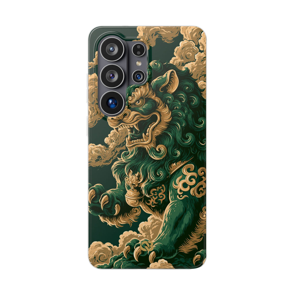 Imperial Guardian Lion · Lite Phone Case for Samsung · Green