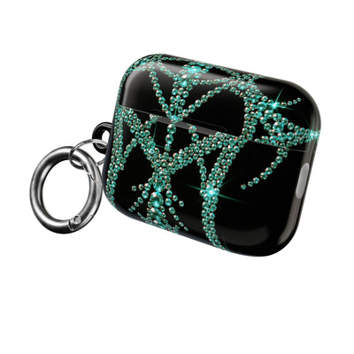 Teal Cyber Sigil · Hard Case for AirPods & AirPods Pro · Teal
