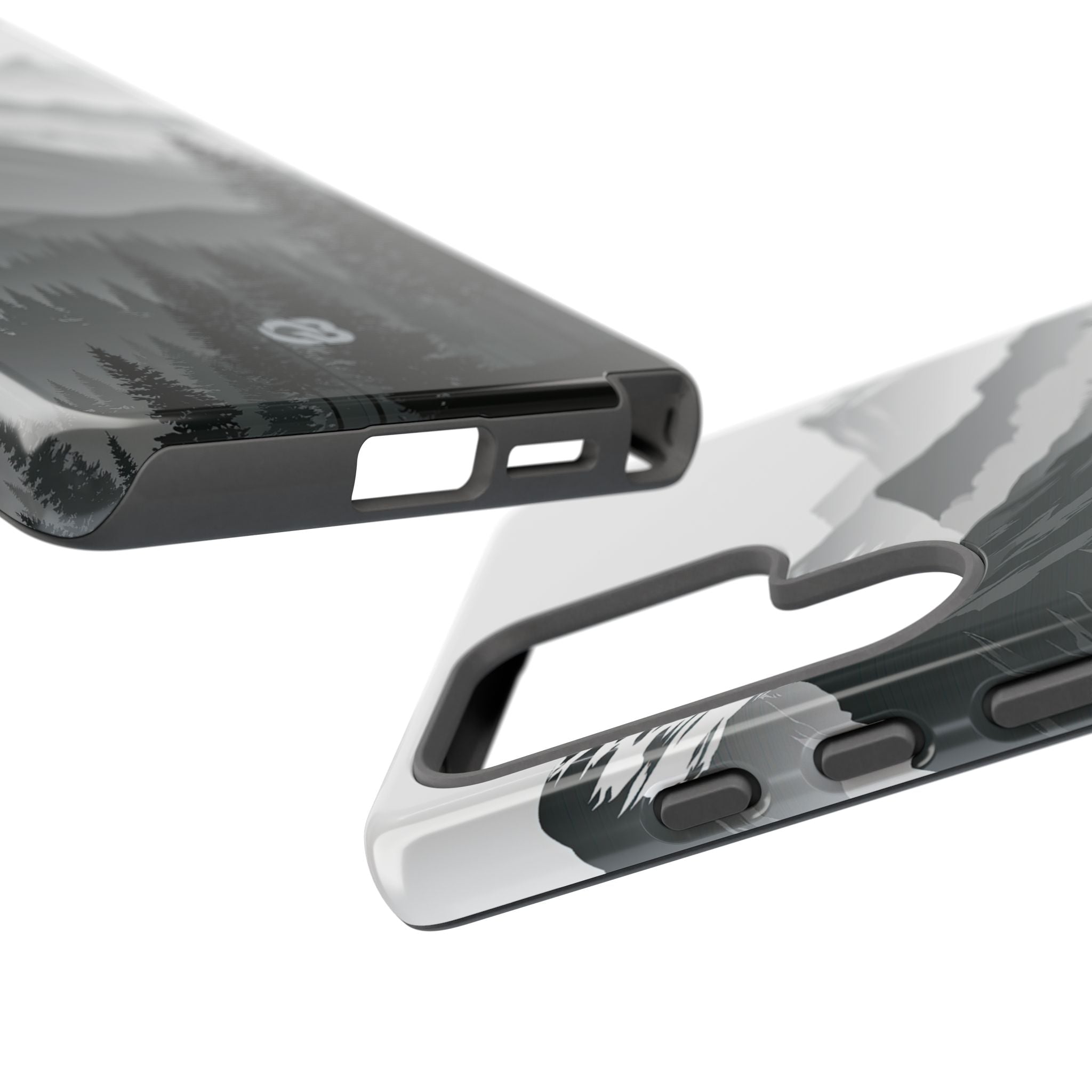 Grey Tough Phone Case for Samsung - Granite Ridge Mist