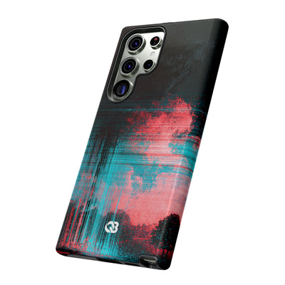 Digital Signal Drift · Tough Phone Case for Samsung · Black