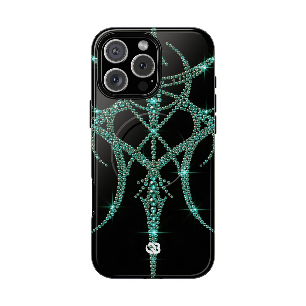 Teal Cyber Sigil · Tough 2.0 Magnetic Phone Case for iPhone · Teal