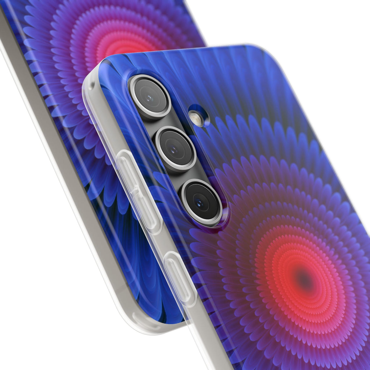 Radial Spectrum Bloom · Lite Phone Case for Samsung · Blue