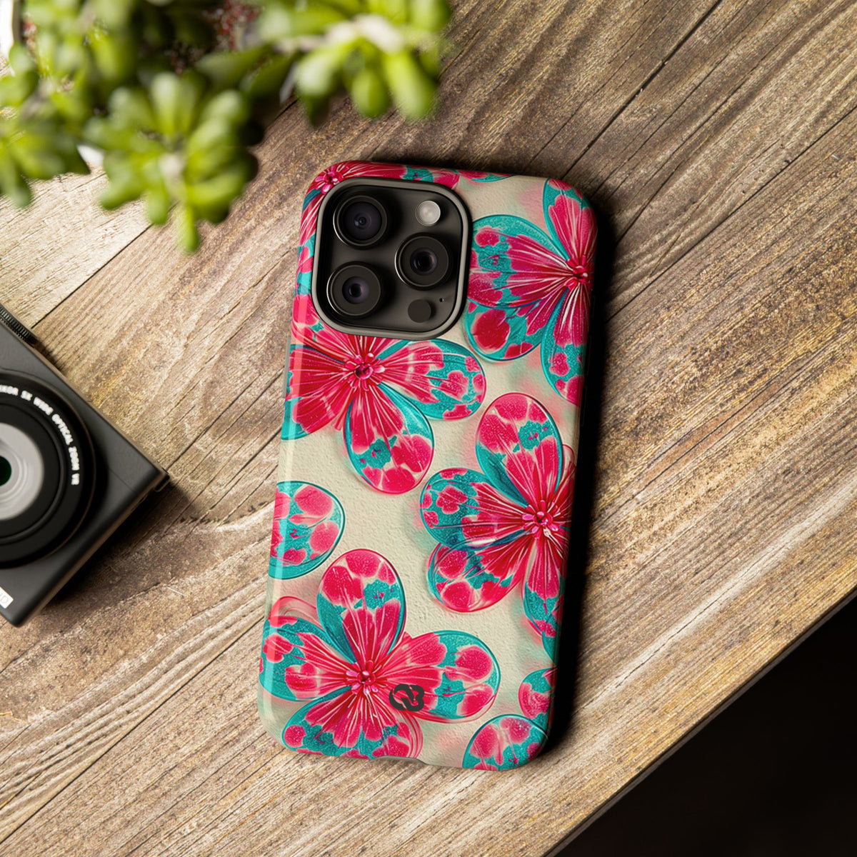 Lucite Jelly Bloom · Tough Phone Case for iPhone · Pink
