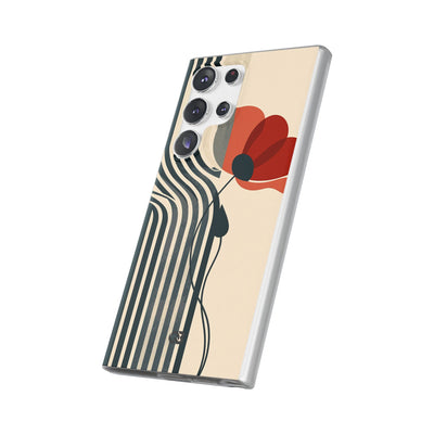 Modernist Poppy · Lite Phone Case for Samsung · Beige