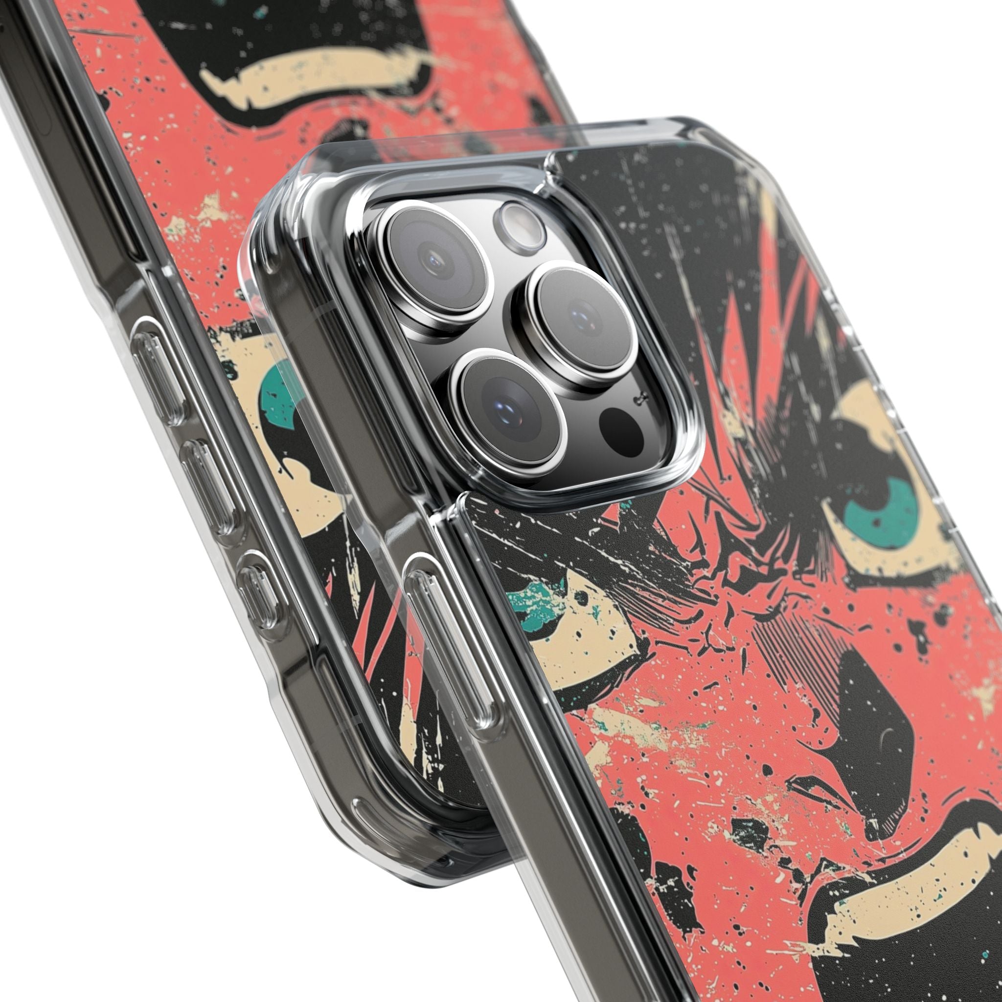 Schreiendes Gesicht Pink iPhone 16 Pro Max Case - Impact