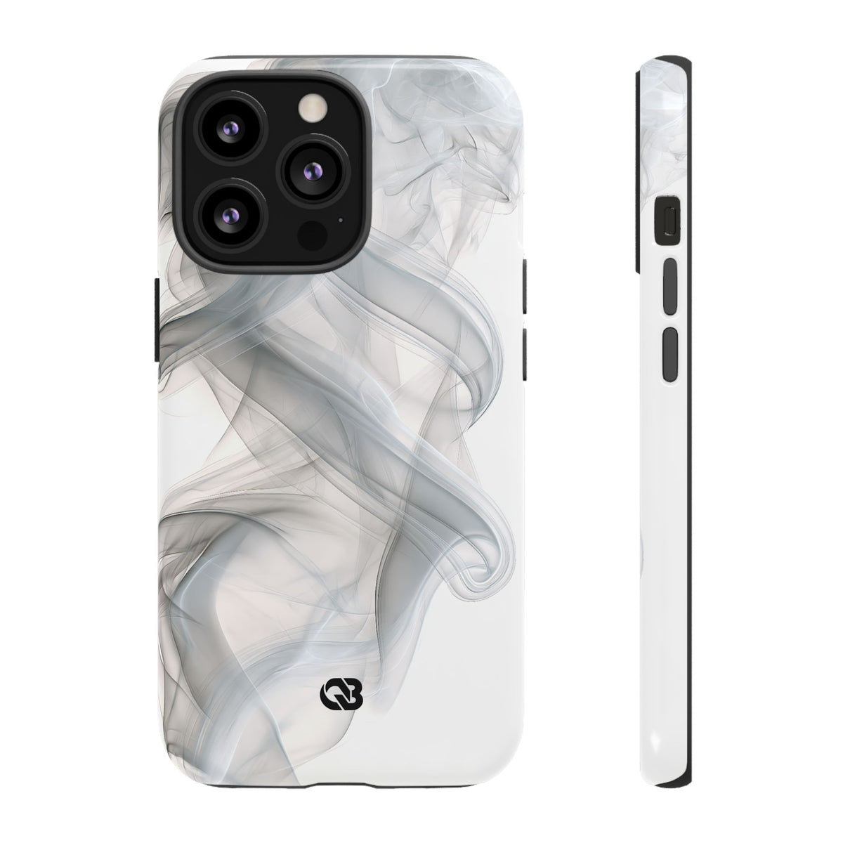 Vapor Noir · Tough Phone Case for iPhone · White