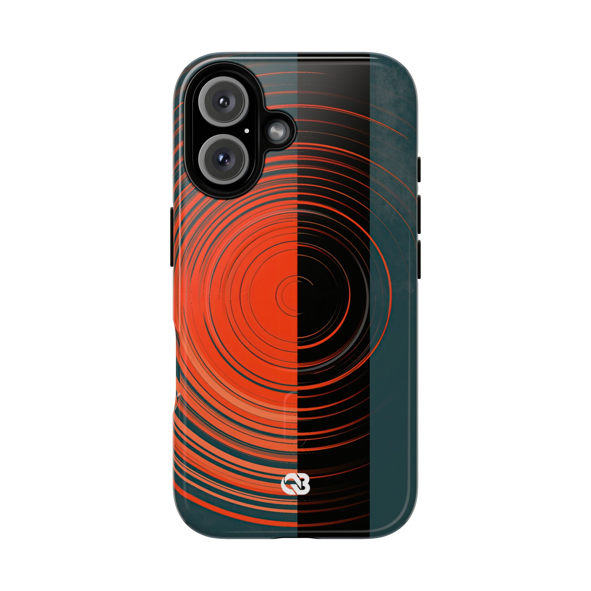 Teal Tough 2.0 Magsafe Phone Case for iPhone - Burnt Slate Radial