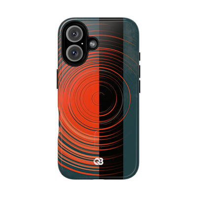 Teal Tough 2.0 Magsafe Phone Case for iPhone - Burnt Slate Radial