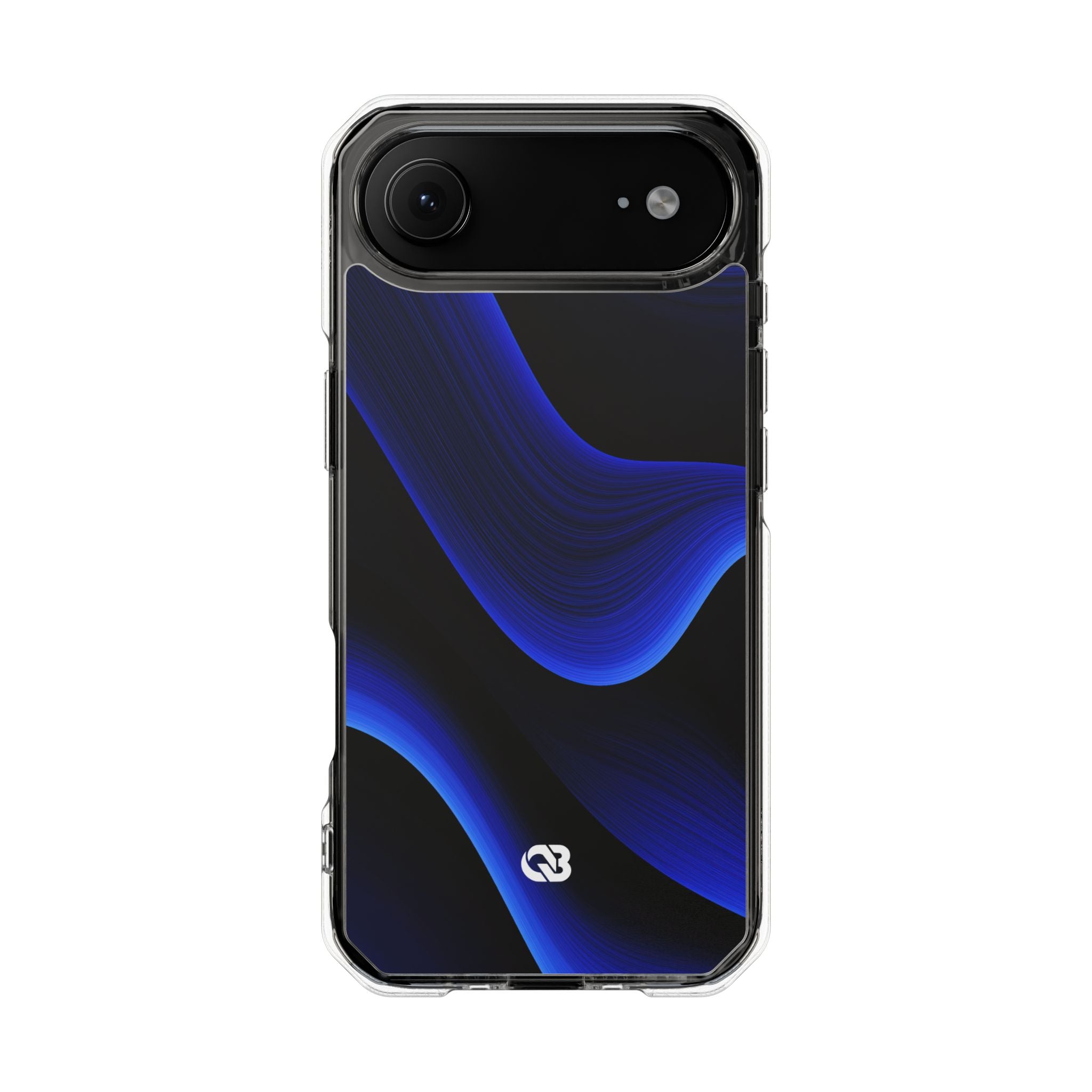 Blue Impact MagSafe Phone Case for iPhone - Electric Cobalt Flow