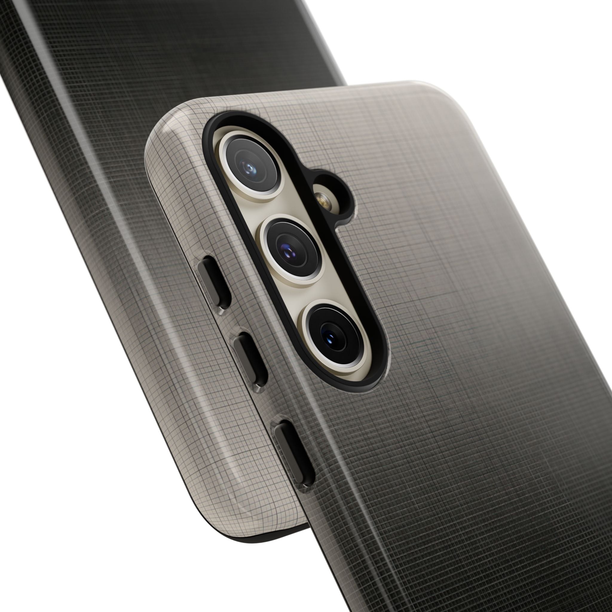 Grey Tough Phone Case for Samsung - Faded Sand Mesh