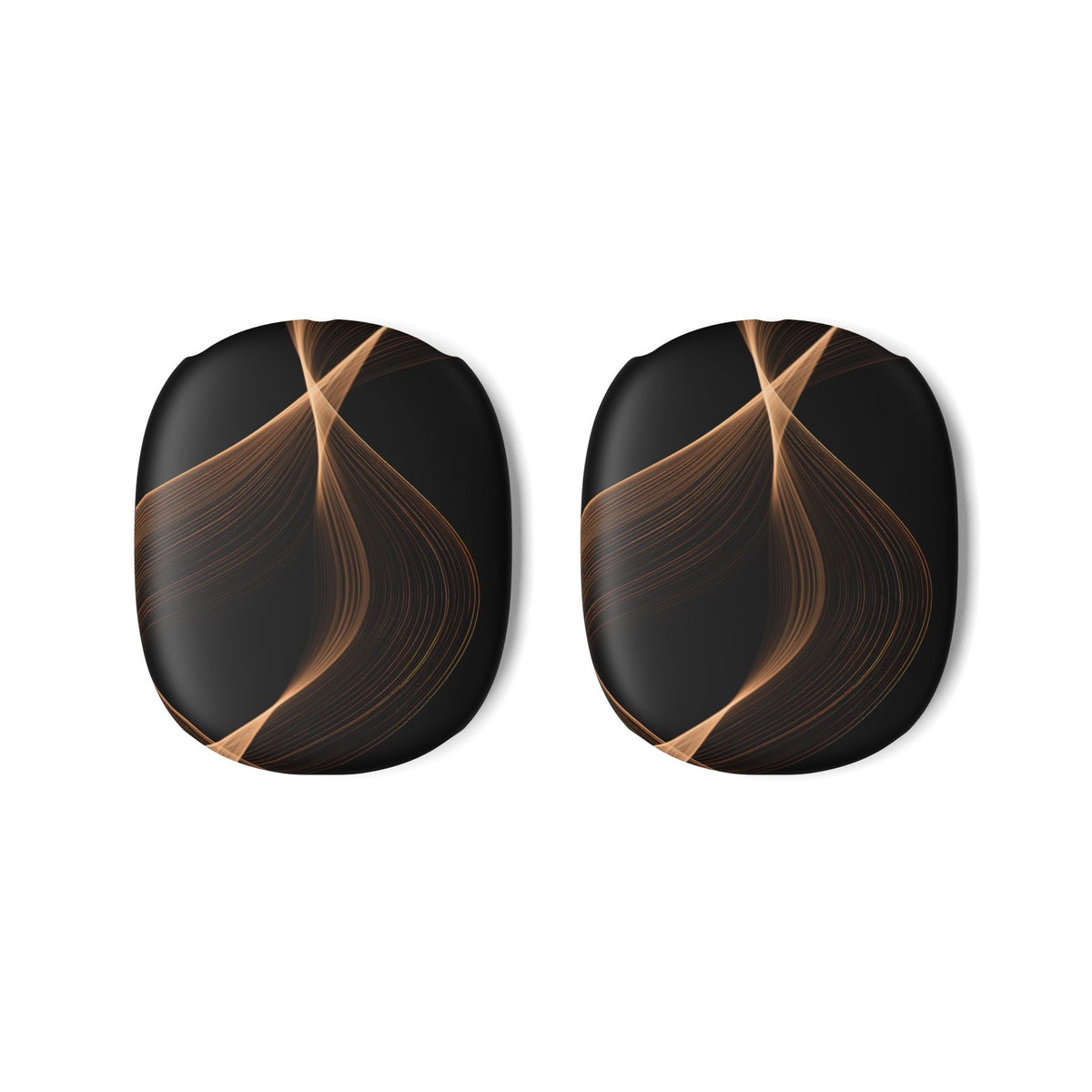 Amber Contour Flow · Hard Case for AirPods Max · Black