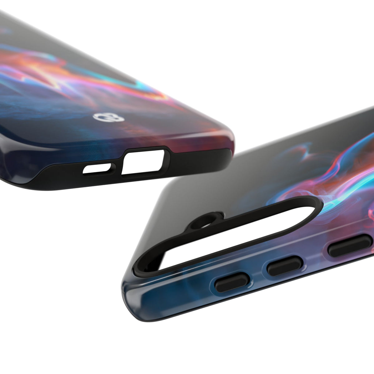 Neon Waveform · Tough Phone Case for Samsung · Black