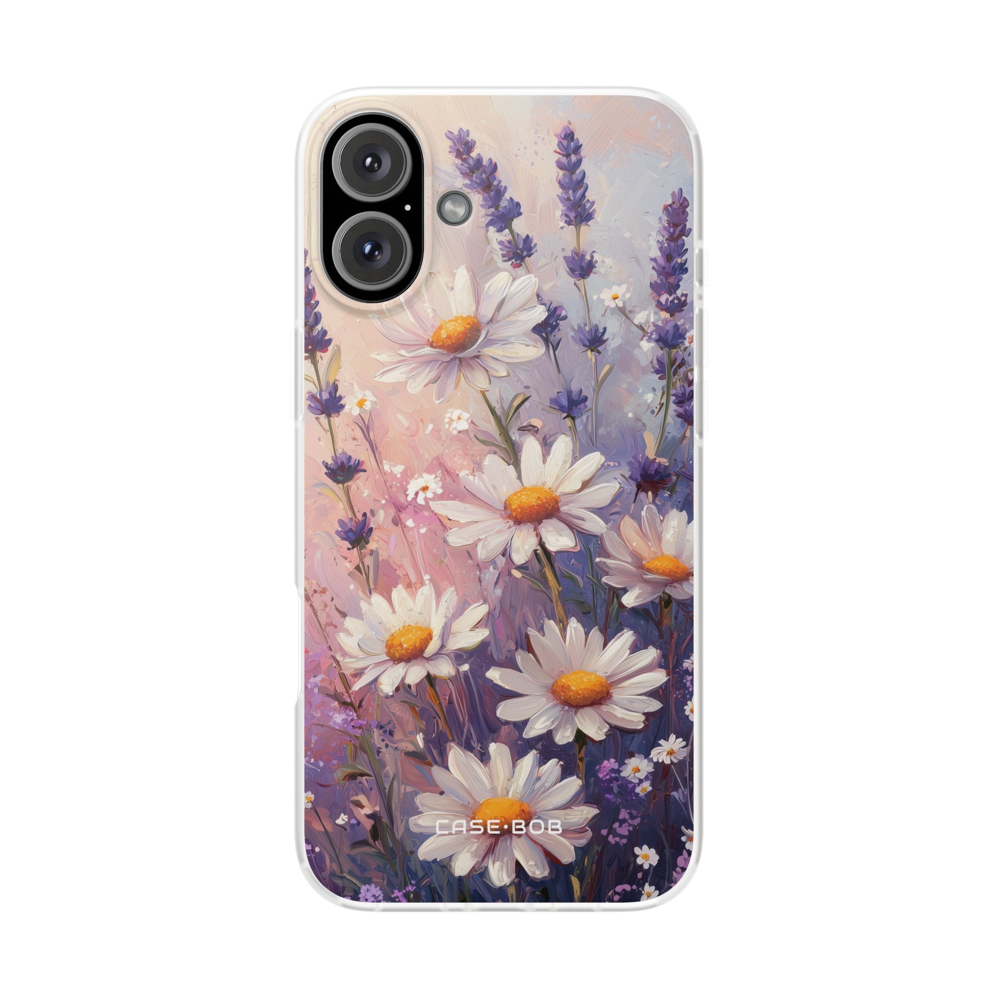 Daisy Lavender Bloom iPhone 16 Plus Case - Soft