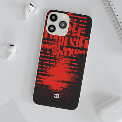 Crimson Redaction · Lite Phone Case for iPhone ·  Black