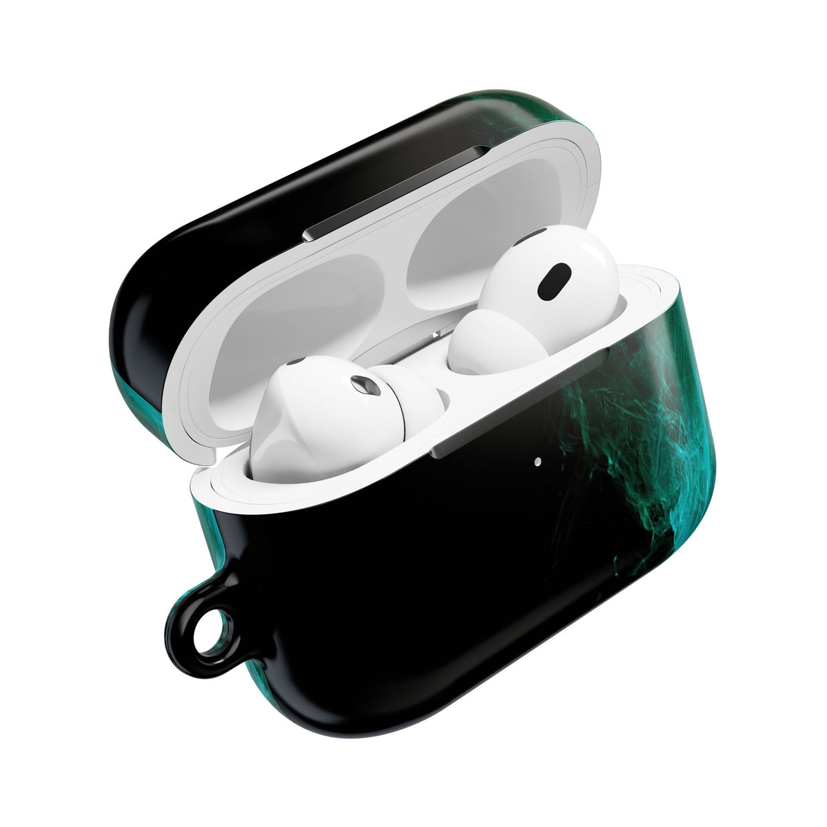 Luminous Plume · Hard Case for AirPods & AirPods Pro · Teal