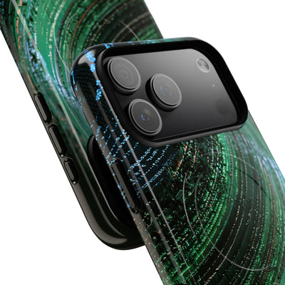 Orbital Data Stream · Tough 2.0 Magnetic Phone Case for iPhone · Green