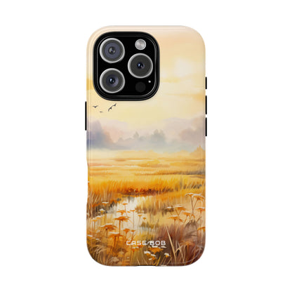 Golden Sunscape iPhone 16 Pro Case - Tough