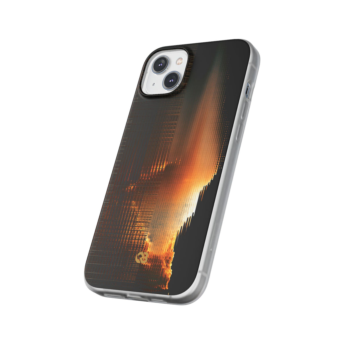 Luminous Grid · Lite Phone Case for iPhone ·  Black