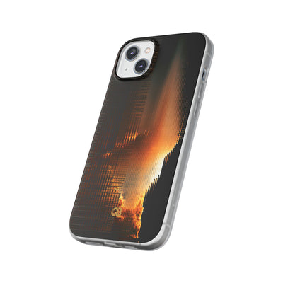 Luminous Grid · Lite Phone Case for iPhone ·  Black