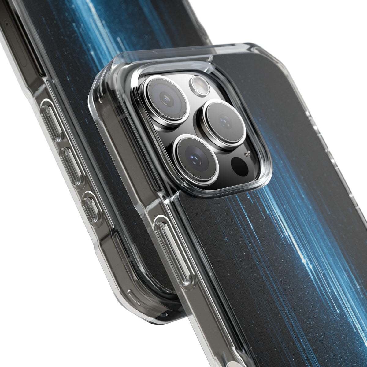 Nocturnal Cascade · Clear Impact Magnetic Phone Case for iPhone ·  Black