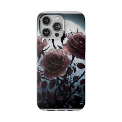Lunar Lace Petals · Soft Coque de téléphone pour iPhone
