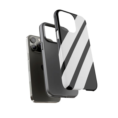 Obsidian White Bars · Tough Telefoncover for iPhone