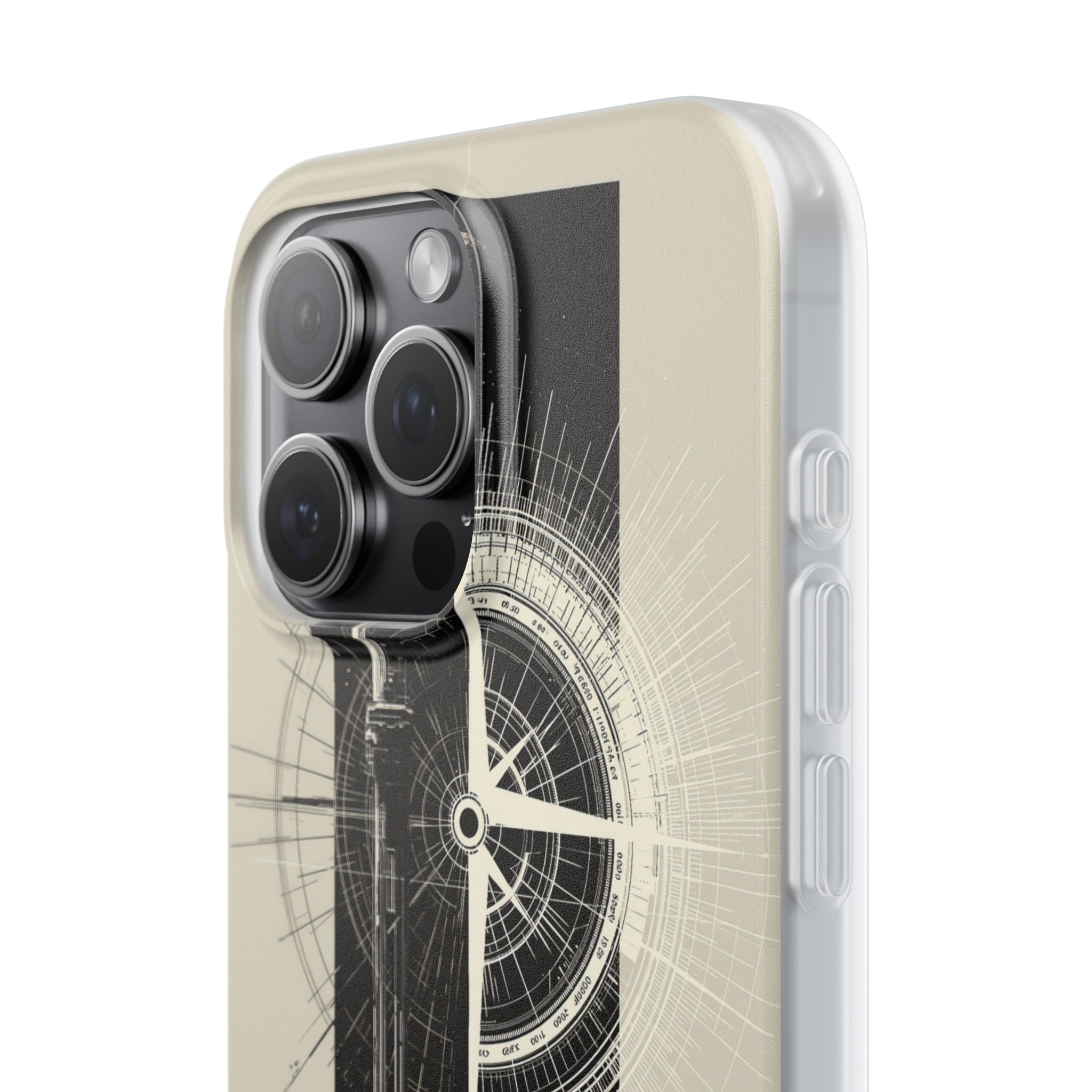 Beige Lite Phone Case for iPhone - Zenith Vector Spire