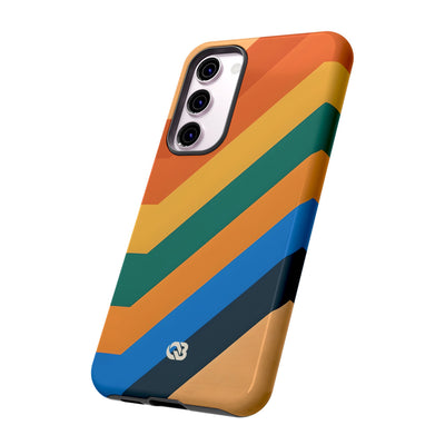Retro Ridge Lines · Tough Phone Case for Samsung