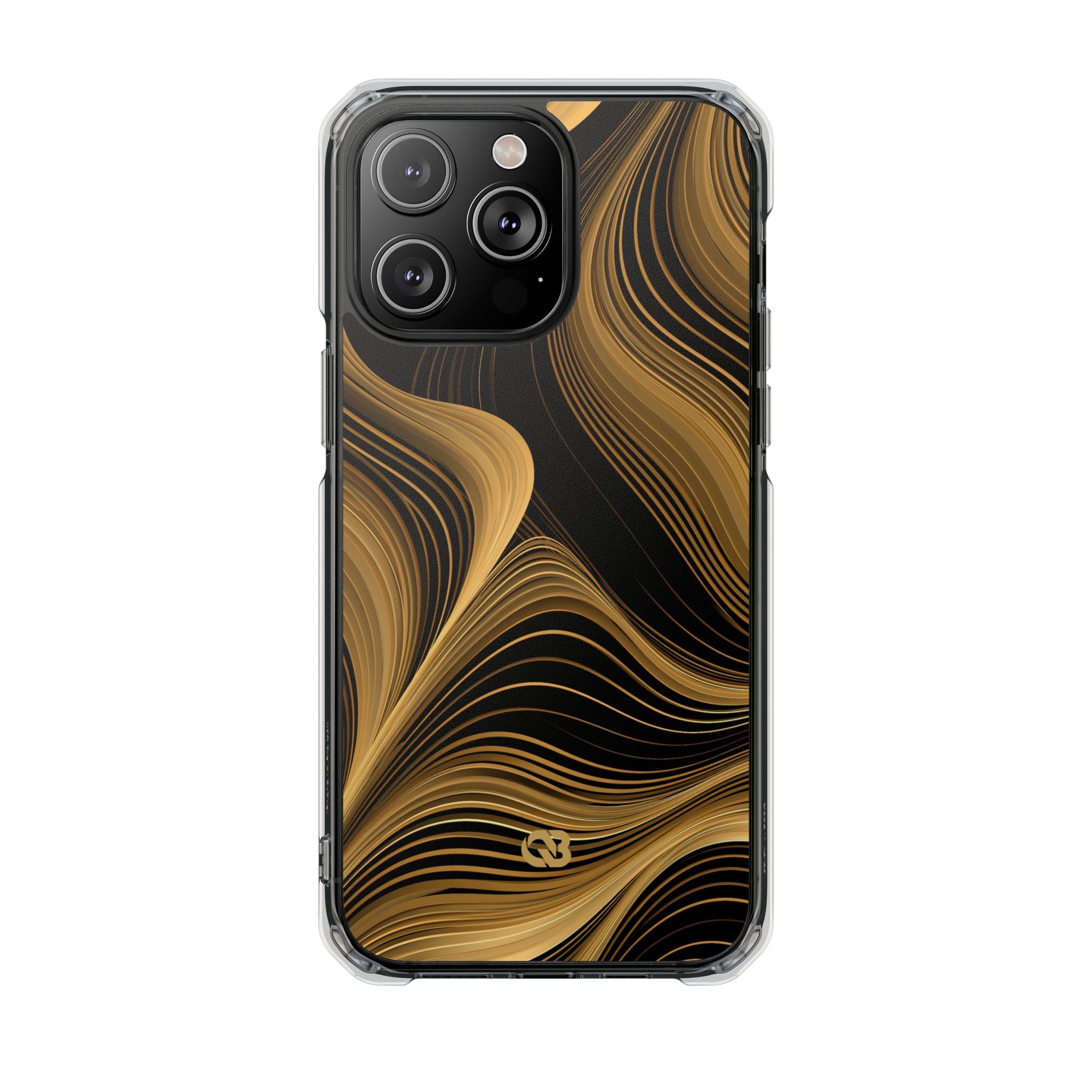 Gold Impact MagSafe Phone Case for iPhone - Molten Copper Strands