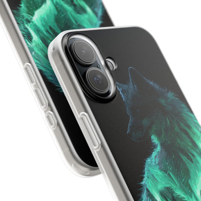 Nordic Aurora Fox · Lite Phone Case for iPhone ·  Teal