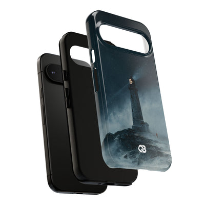 Nordic Coastal Beacon · Tough Phone Case for Pixel ·  Blue