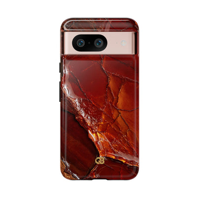 Amber Embrace · Tough Phone Case for Pixel ·  Brown