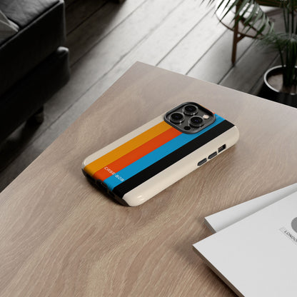 Lebendige Streifen Harmonie iPhone 14 Pro Case - Tough