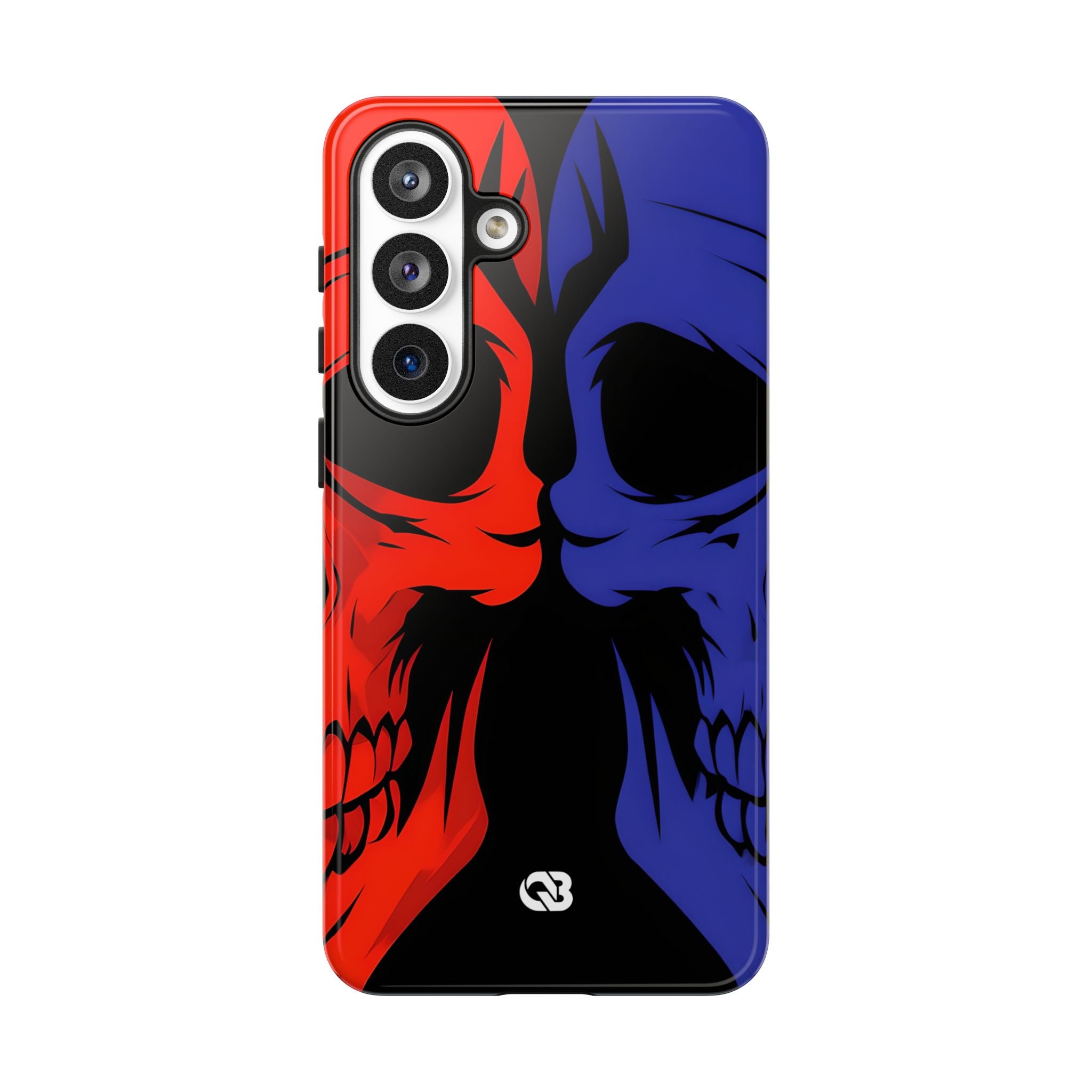 Crimson Cobalt Skulls · Tough Coque de téléphone pour Samsung