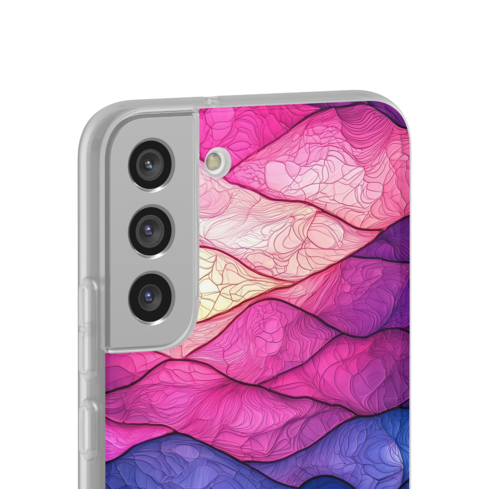 Electric Ridge Flow · Soft Phone Case for Samsung