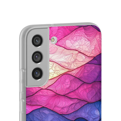 Electric Ridge Flow · Soft Phone Case for Samsung