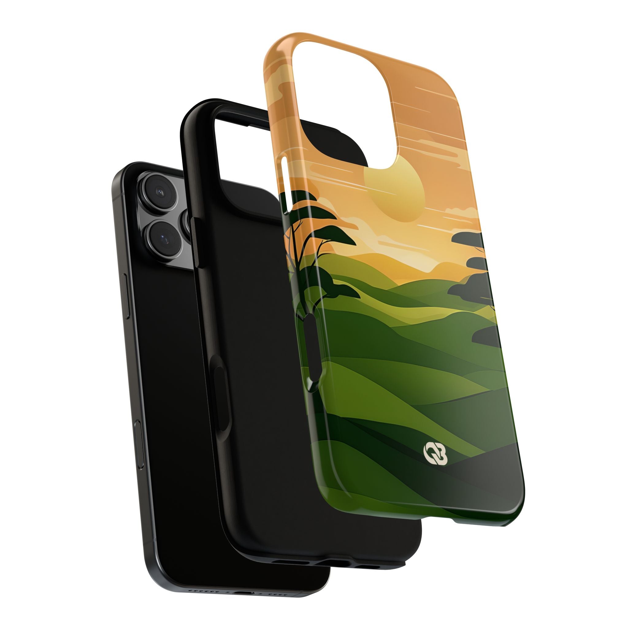 Verdant Horizon Sun · Tough Phone Case for iPhone