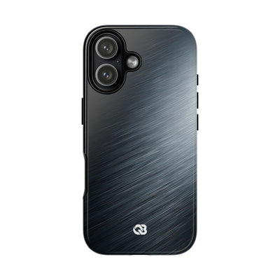 Brushed Obsidian Steel · Tough Phone Case for iPhone · Grey