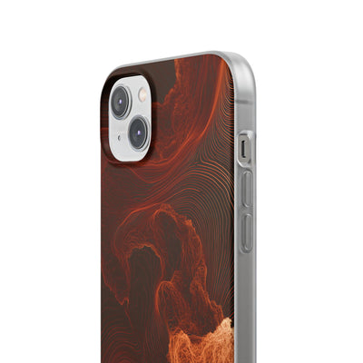 Amber Filament · Lite Phone Case for iPhone ·  Orange