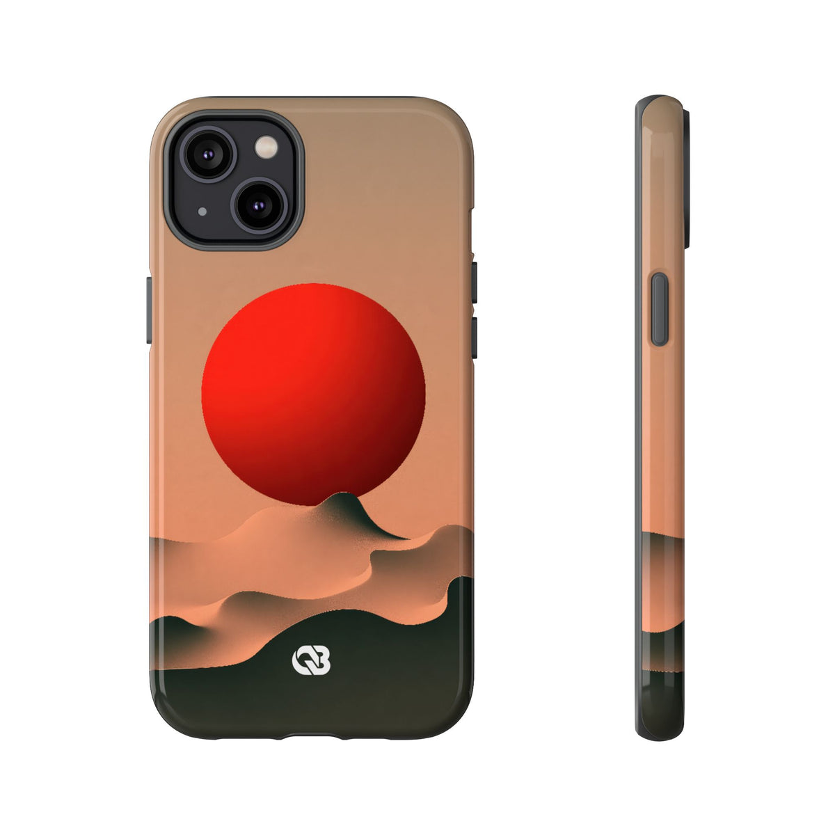 Crimson Sol Ridge · Tough Phone Case for iPhone · Red