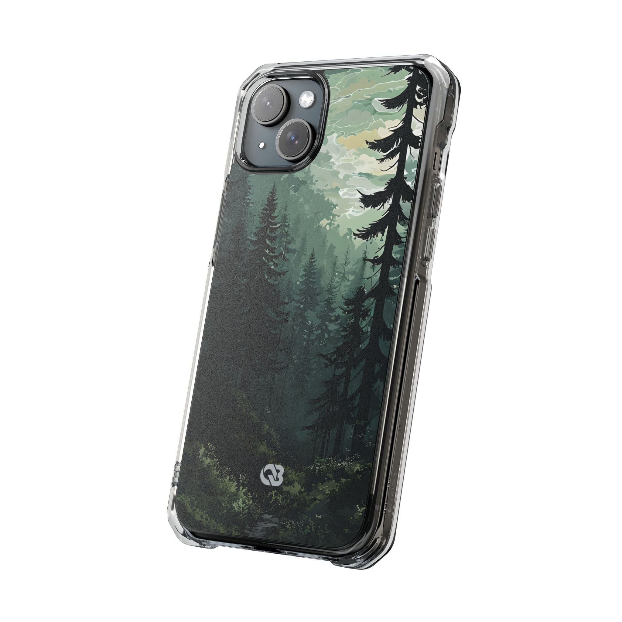 Misty Pine Shadow · Impact Phone Case for iPhone · Magsafe
