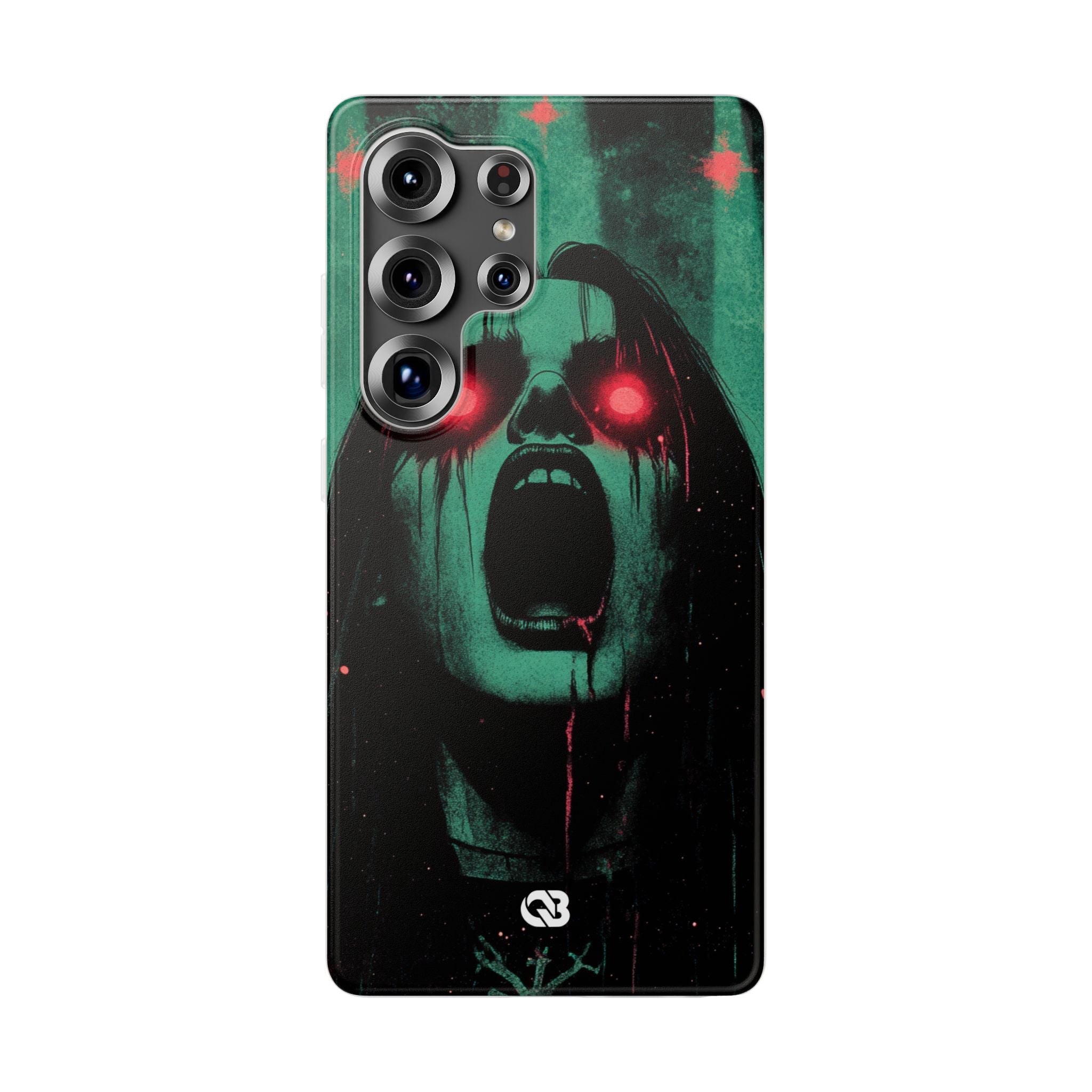 Crimson Emerald Scream · Soft Phone Case for Samsung