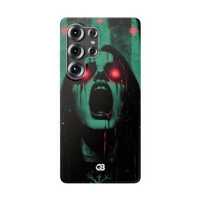 Crimson Emerald Scream · Soft Phone Case for Samsung