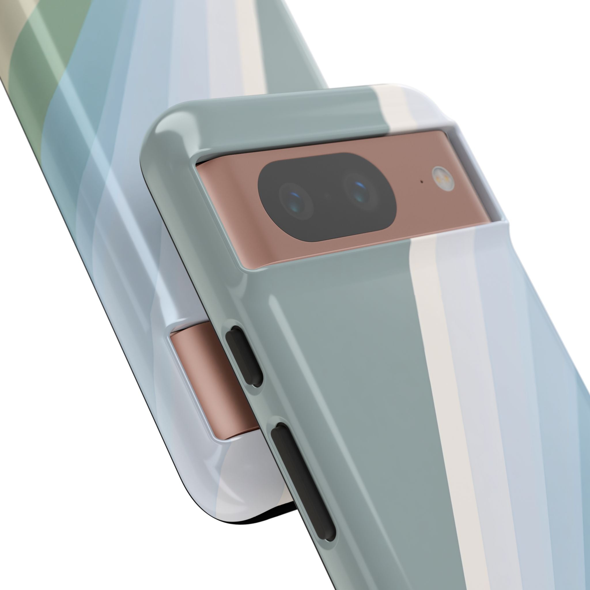 Green Tough Phone Case for Google Pixel - Sage Prism Beam