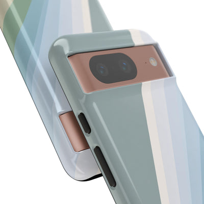 Green Tough Phone Case for Google Pixel - Sage Prism Beam