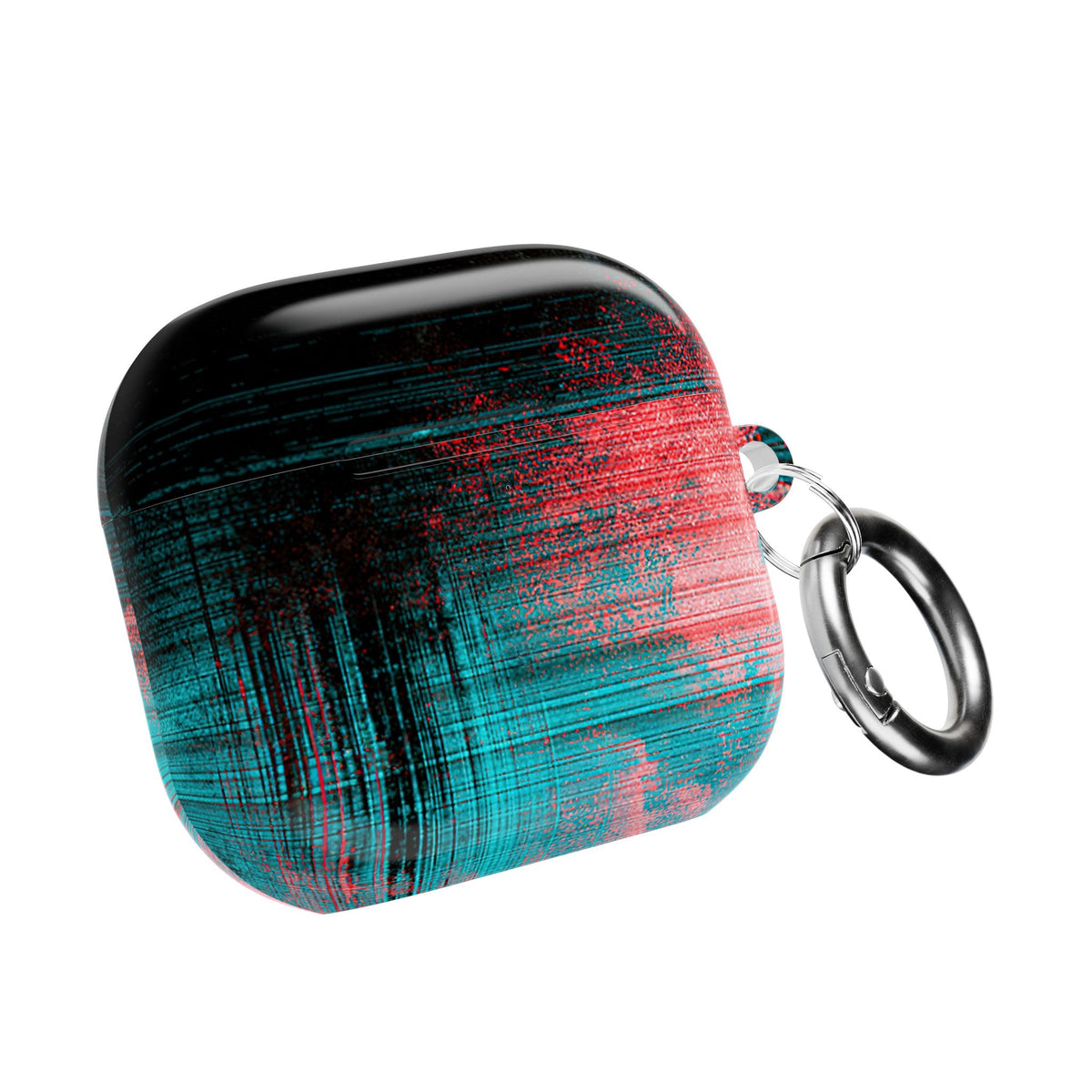 Digital Signal Drift · Hard Case for AirPods & AirPods Pro · Black